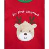 Little Me Clothes for Baby Boys’ and Girls’ 3-Piece Christmas Holiday Pajama Jogger Sets, 3 Months to 12 Months(Christmas Red Deer)