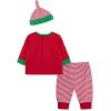 Little Me Clothes for Baby Boys’ and Girls’ 3-Piece Christmas Holiday Pajama Jogger Sets, 3 Months to 12 Months(Christmas Red Deer)