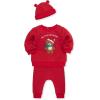 Little Me Clothes for Baby Boys’ and Girls’ 3-Piece Christmas Holiday Pajama Jogger Sets, 3 Months to 12 Months(Holiday Bear Set)