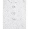 Little Me Clothes for Baby Boys’ and Girls’ Velour Footie Sleeper Rompers(Silver Hearts)