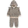 Little Me Clothes for Baby Girls’ 2Pc Hoodie and Matching Pant Set, 12 Months to 4 Toddler(Moonlight Leopard)