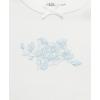 Little Me Clothes for Baby Girls’ 3-Pack 100% Cotton Bodysuits with Full Snap Closures, Baby Essentials, Newborn to 9 Months(Blue Roses)