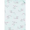 Little Me Clothes for Baby Girls’ 3-Pack 100% Cotton Bodysuits with Full Snap Closures, Baby Essentials, Newborn to 9 Months(Mint Print)