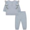 Little Me Clothes for Baby Girl’s and Boy’s 2Pc Tracksuit Set, Sweatshirt and Coordinating Legging, 12 Months – 4 Toddler(Heather Grey)