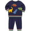 Little Me Clothes for Baby Girl’s and Boy’s 2Pc Tracksuit Set, Sweatshirt and Coordinating Legging, 12 Months – 4 Toddler(Peacoat)