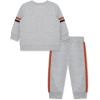 Little Me Clothes for Baby Girl’s and Boy’s 2Pc Tracksuit Set, Sweatshirt and Coordinating Legging, 12 Months – 4 Toddler(Soft Heather Grey)