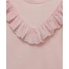 Little Me Simply Essential Solids Organic Cotton Blend for Baby Girls’ Fleece Sweatshirt and Pant Set, 12 Months to 4 Toddler(Seashell Pink)