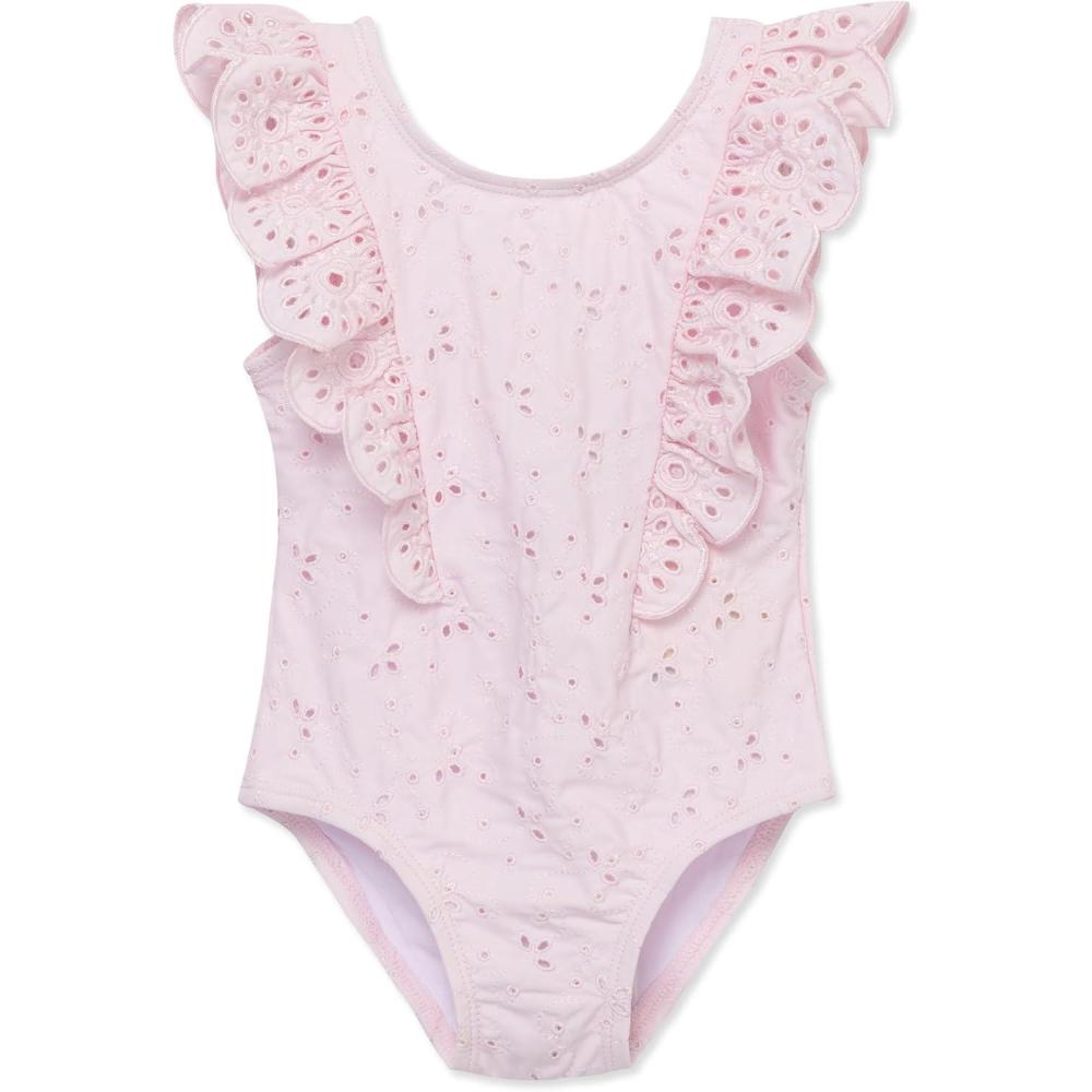 imageLittle Me BabyGirls Little Girls UPF 50 Sun Protection One Piece SwimsuitPink