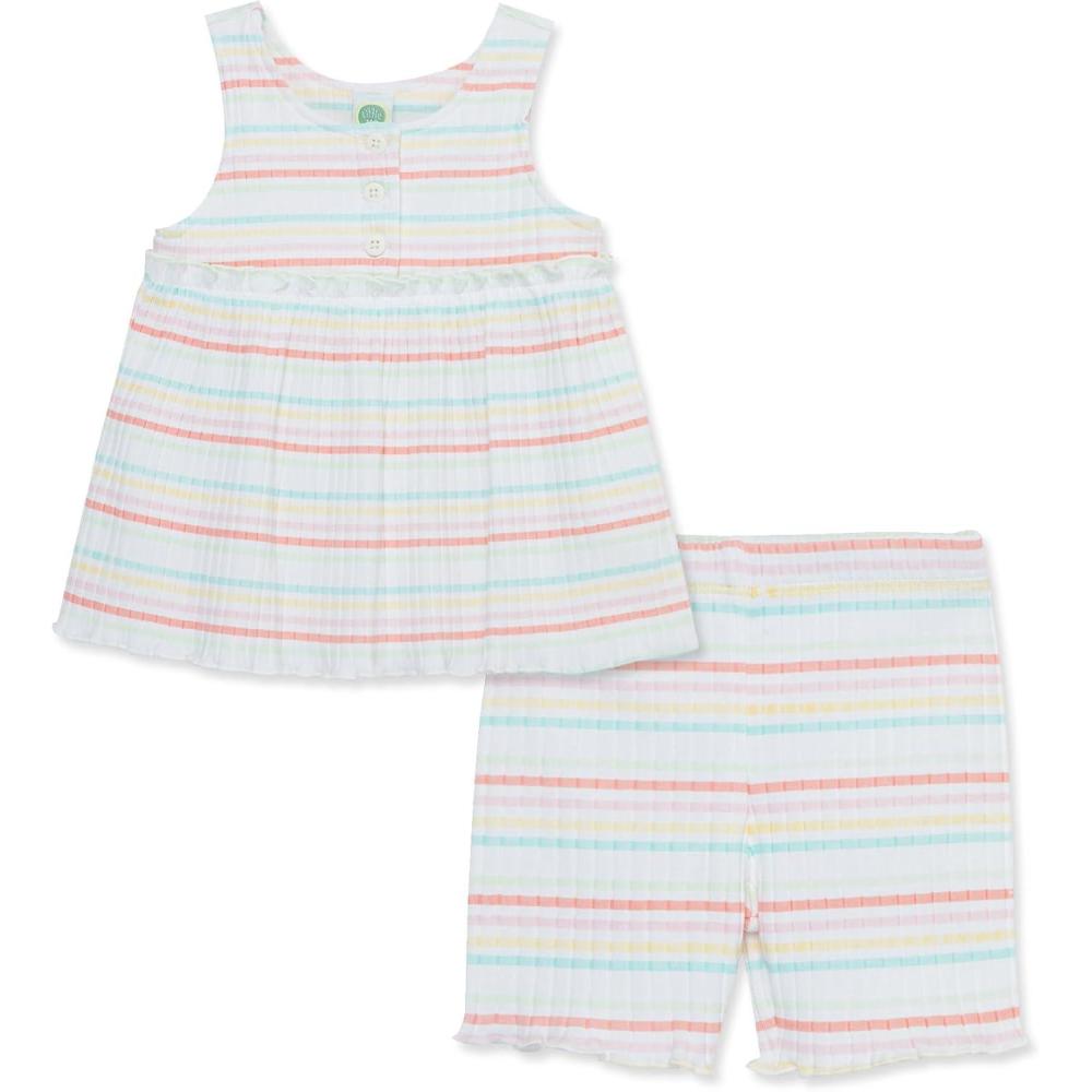 imageLittle Me Clothes for Baby Girls Knit Play Sets 12 Months 4 ToddlersMulticolored