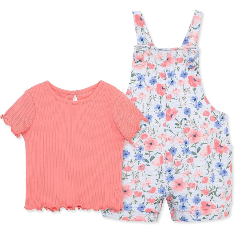 imageLittle Me Clothes for Baby Girls Knit Short Jumper Sets 12 Months  4 ToddlerPink