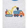 Little Me Baby Boys’ 3-Piece Jogger Set, Crew Neck Shirt, Stripe Pant, and Coordinating Socks, 3 to 24 Months(Campanula Blue Stripe)