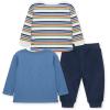 Little Me Baby Boys’ 3-Piece Shirts and Pant Set, 2-Shirts, 1 Pant, 0-24 Months