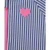 Little Me Baby-Girls Little Girls’ Two-Piece UPF+ 50 Sun Protection Rash Guard Set(Navy Stripe)