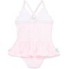 Little Me Baby-Girls Little Girls’ UPF 50+ Sun Protection One Piece Swimsuit(3d Bright Pink)