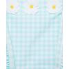 Little Me Baby-Girls Little Girls’ UPF 50+ Sun Protection One Piece Swimsuit(Blue Tint)