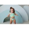Little Me Baby-Girls Little Girls’ UPF 50+ Sun Protection One Piece Swimsuit(Blue Tint)