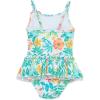 Little Me Baby-Girls Little Girls’ UPF 50+ Sun Protection One Piece Swimsuit(Multicolored)