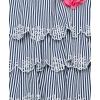 Little Me Baby-Girls Little Girls’ UPF 50+ Sun Protection One Piece Swimsuit(Navy Stripe)