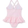 Little Me Baby-Girls Little Girls’ UPF 50+ Sun Protection One Piece Swimsuit(Pink Ballerina)