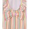 Little Me Baby-Girls Little Girls’ UPF 50+ Sun Protection One Piece Swimsuit(Pink Ice Cream Stripe)