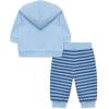 Little Me Clothes for Baby Boys’ 100% Cotton Active Set, Pull on Pants and Sweater, 3 Months to 12 Months(Blue Bell)