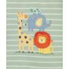 Little Me Clothes for Baby Boys’ 100% Cotton Active Set, Pull on Pants and Sweater, 3 Months to 12 Months(Smoke Green)