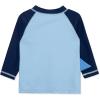 Little Me Clothes for Baby Boys’ Long Sleeve Rash Guard, 6 Months – 4 Toddler(Blue Bell/Medieval Blue)