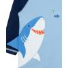 Little Me Clothes for Baby Boys’ Long Sleeve Rash Guard, 6 Months – 4 Toddler(Blue Bell/Medieval Blue)