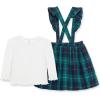 Little Me Clothes for Baby Girl’s 2-Piece Jumper Skirt and Shirt Sets(Tartan)