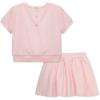 Little Me Clothes for Baby Girls’ 2-Piece Skirt Sets, 12 Months – 4 Toddler(Pink)