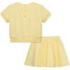 Little Me Clothes for Baby Girls’ 2-Piece Skirt Sets, 12 Months – 4 Toddler(Yellow)