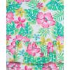 Little Me Clothes for Baby Girls’ Full Coverage Rash Guard, 6 Months – 4 Toddler(Floral Multi)