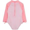 Little Me Clothes for Baby Girls’ Full Coverage Rash Guard, 6 Months – 4 Toddler(Pink)