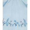 Little Me Clothes for Baby Girls’ Gauze Sunsuit and Headband Set, 3-12 Months(Ice Water Blue)