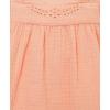 Little Me Clothes for Baby Girls’ Gauze Sunsuit and Headband Set, 3-12 Months(Peach Pearl)