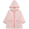 Little Me Clothes for Baby Girls’ Swimsuit Hooded Cover-Up, 6 Months – 4 Toddler(Peony/Marshmallow)