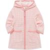 Little Me Clothes for Baby Girls’ Swimsuit Hooded Cover-Up, 6 Months – 4 Toddler(Peony/Marshmallow)