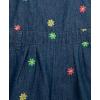 Little Me Clothes for Baby Girls’ Woven Jumper Short Sets, 12 Months – 4 Toddler(Blue)
