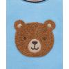 Little Me Clothes for Baby Girl’s and Boy’s Velour Sweatshirt Tracksuit, Jogger Sets, 3 Months to 12 Months(Peacoat Fuzzy Bear)