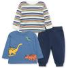 Little Me Baby Boys’ 3-Piece Shirts and Pant Set, 2-Shirts, 1 Pant, 0-24 Months
