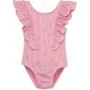 Little Me Baby-Girls Little Girls’ UPF 50+ Sun Protection One Piece Swimsuit(Candy Pink)