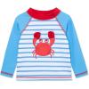 Little Me Clothes for Baby Boys’ Long Sleeve Rash Guard, 6 Months – 4 Toddler(Blue)