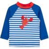 Little Me Clothes for Baby Boys’ Long Sleeve Rash Guard, 6 Months – 4 Toddler(Blue Iolite/Poppy Red)