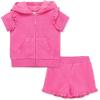 Little Me Clothes for Baby Girls’ Hoodie and Short Cover Up Set, 6 Months – 4 Toddler
