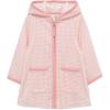 Little Me Clothes for Baby Girls’ Swimsuit Hooded Cover-Up, 6 Months – 4 Toddler(Peony/Marshmallow)