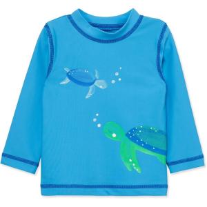 Little Me Clothes for Baby Boys’ Long Sleeve Rash Guard, 6 Months – 4 Toddler(Bonnie Blue)