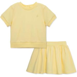 Little Me Clothes for Baby Girls’ 2-Piece Skirt Sets, 12 Months – 4 Toddler(Yellow)