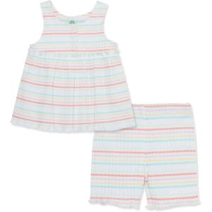 Little Me Clothes for Baby Girls’ Knit Play Sets, 12 Months – 4 Toddlers(Multicolored)