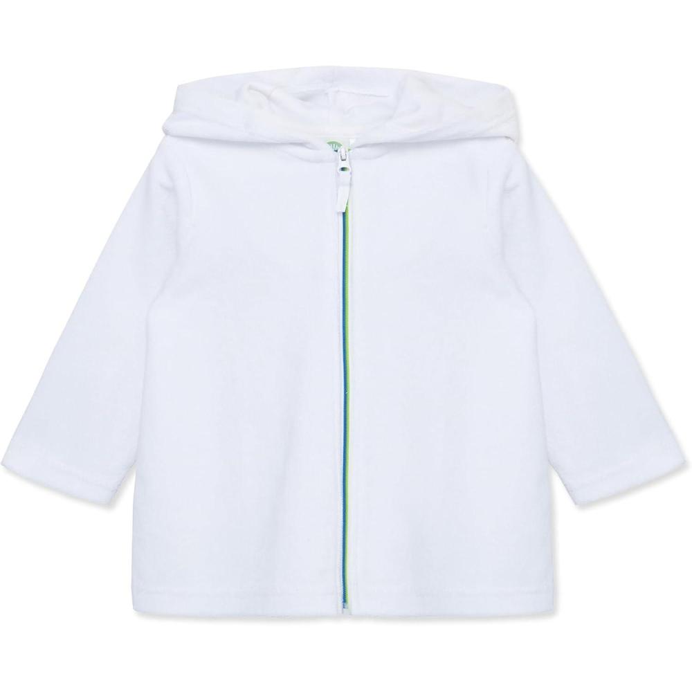 imageLittle Me Clothes for Baby Boys Swimsuit Hooded CoverUp Sets 6 Months 4 ToddlerWhite