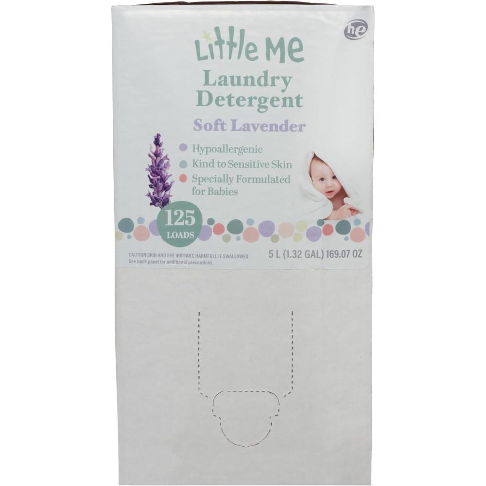 imageLittle Me Soft Lavender Laundry Detergent 5 Liter BaginaBox with Dispenser Faucet  Hypoallergenic ParabenFree and Biodegradable  Safe for Babys Sensitive Skin and EcoFriendly